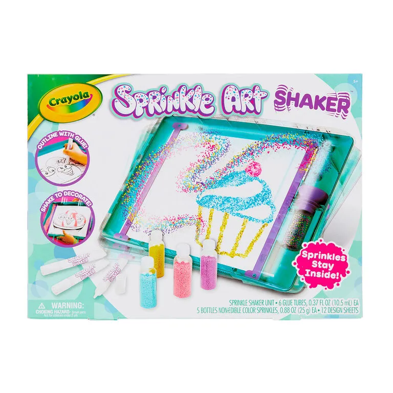 Crayola® Sprinkle Art Shaker Set 3 Crayola® Sprinkle Art Shaker Set