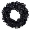 Hallmark Black Pre-Lit Wreath, 30" -Hallmark shop Star Galaxy Black Artificial Wreath With Lights 1QSB6306 01