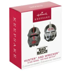 Hallmark Mini Star Wars: The Bad Batch™ Hunter™ And Wrecker™ Ornaments, Set Of 2 -Hallmark shop Star Wars Bad Batch Hunter Wrecker Keepsake Ornaments 1999QXM9309 04