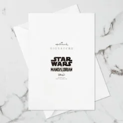 Hallmark Star Wars: The Mandalorian™ Grogu™ Warm Wishes 3D Pop-Up Holiday Card -Hallmark shop Star Wars The Mandalorian Grogu 3D PopUp Holiday Card 1499XXH9985 09