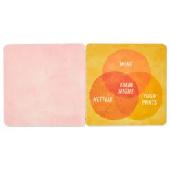 Hallmark Stop And Smell The Rosé: 20 Coasters Celebrating Friends (And Wine) Book -Hallmark shop Stop and Smell the Ros Book With Coasters 1BOK1574 03