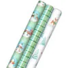 Hallmark Pastel Christmas Prints 3-Pack Wrapping Paper, 120 Sq. Ft. 2 Hallmark Pastel Christmas Prints 3-Pack Wrapping Paper, 120 Sq. Ft. -Hallmark shop Storybook Scenes 3Pack Christmas Wrapping Paper 5JXW1081 01