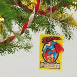 Hallmark DC™ 85th Anniversary Superman™ Ornament -Hallmark shop Superman Comic Book Keepsake Ornament 1999QXI6109 02
