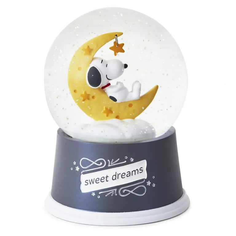Hallmark Peanuts® Snoopy Sweet Dreams Snow Globe With Light 3 Hallmark Peanuts® Snoopy Sweet Dreams Snow Globe With Light