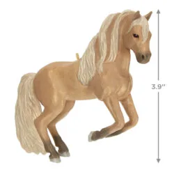 Hallmark Andalusian Dream Horse Ornament 10 Hallmark Andalusian Dream Horse Ornament -Hallmark shop Tan Horse Keepsake Ornament 1799QGO2709 03