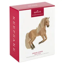 Hallmark Andalusian Dream Horse Ornament 11 Hallmark Andalusian Dream Horse Ornament -Hallmark shop Tan Horse Keepsake Ornament 1799QGO2709 04