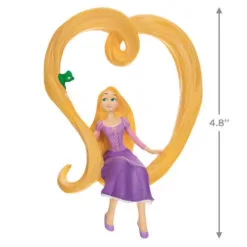 Hallmark Disney Tangled Rapunzel's Heart Of Gold Ornament -Hallmark shop Tangled Rapunzel and Pascal Keepsake Ornament 1899QXD6557 03