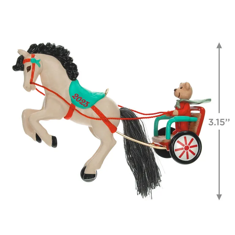 Hallmark A Pony For Christmas 2023 Ornament 5 Hallmark A Pony For Christmas 2023 Ornament - Image 3