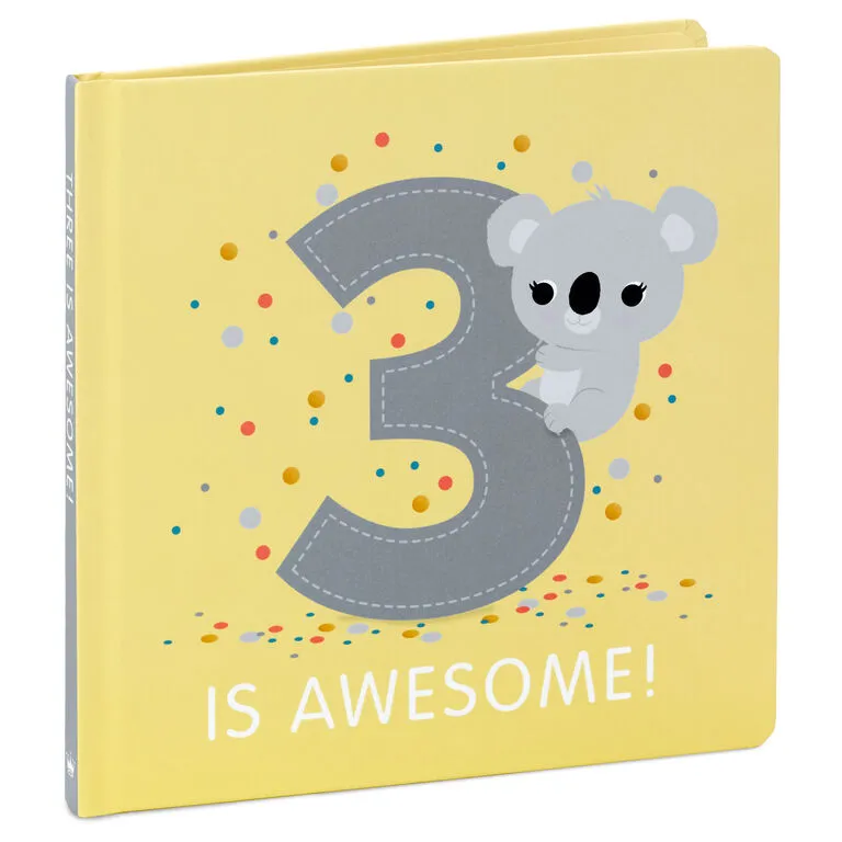 Hallmark Three Is Awesome! Birthday Book 3 Hallmark Three Is Awesome! Birthday Book