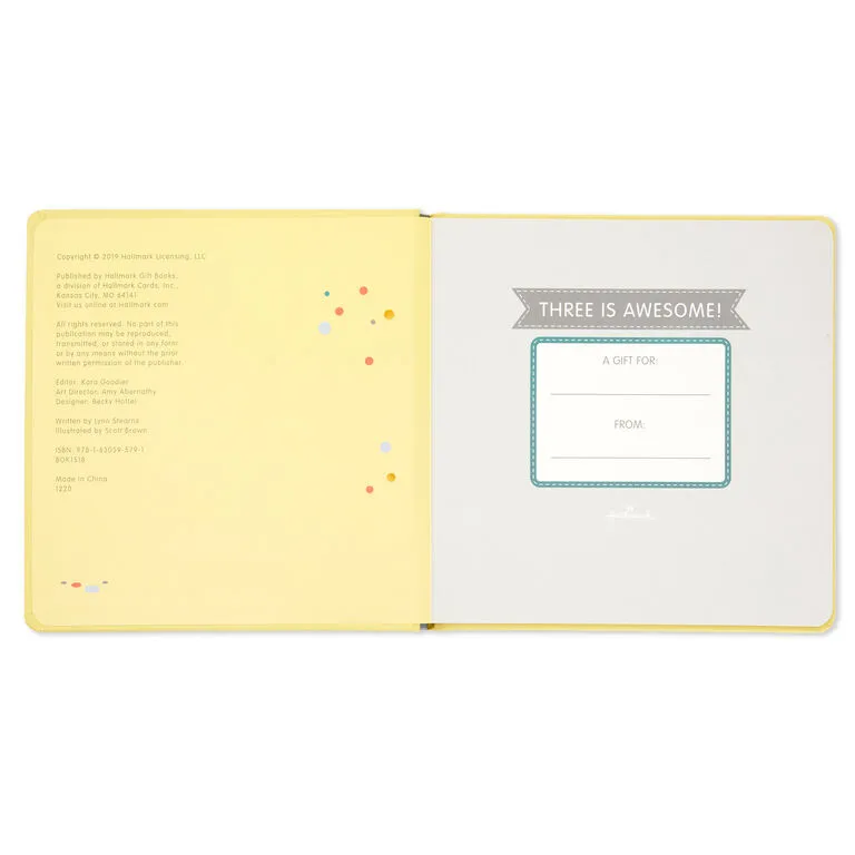 Hallmark Three Is Awesome! Birthday Book 5 Hallmark Three Is Awesome! Birthday Book - Image 3