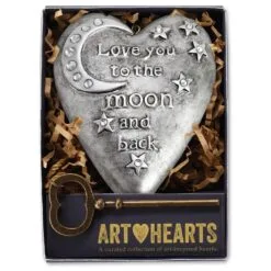To The Moon Art Heart Sculpture, 4" -Hallmark shop To the Moon Art Heart Sculpture 4 root 1003480047 1003480047 1470 4.jpg Source Image