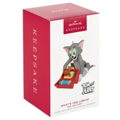 Hallmark Tom And Jerry™ What's For Lunch? Ornament -Hallmark shop Tom and Jerry Lunch Box Keepsake Ornament 1899QXI6059 04