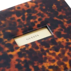 Hallmark Tortoiseshell Guest Book -Hallmark shop Tortoiseshell Print Guest Book 1EDY3147 04