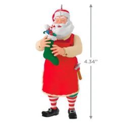 Hallmark Toymaker Santa Surprise Mystery Ornament 14 Hallmark Toymaker Santa Surprise Mystery Ornament -Hallmark shop Toymaker Santa Holding Stocking Keepsake Ornament 1999QGO2967 04