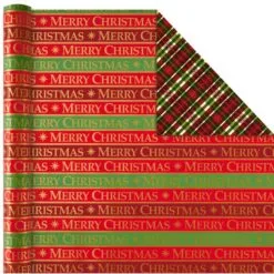 Hallmark Traditional Christmas 4-Pack Reversible Wrapping Paper Rolls, 150 Sq. Ft. -Hallmark shop Traditional Christmas 4Pack Reversible Wrapping Paper Rolls 150 sq ft root 5JXW1738 JXW1738 1470 3.jpg Source Image