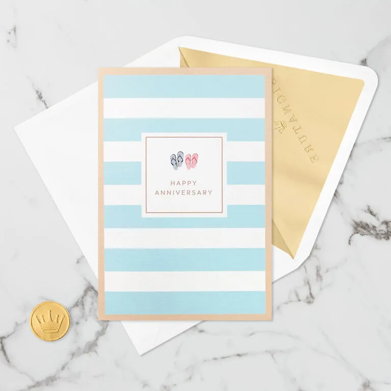 Hallmark Tropical Beach Scene 3D Pop-Up Anniversary Card 6 Hallmark Tropical Beach Scene 3D Pop-Up Anniversary Card - Image 4