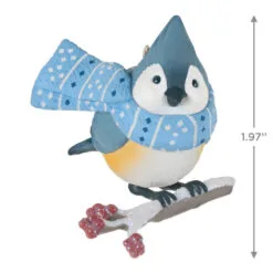 Hallmark Cozy Critters Ornament 10 Hallmark Cozy Critters Ornament -Hallmark shop Tufted Timouse in Scarf Keepsake Ornament 1499QXR8019 03