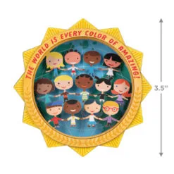 Hallmark UNICEF Every Color Of Amazing Papercraft Ornament -Hallmark shop UNICEF Children of World Keepsake Ornament 1999QXI7497 03