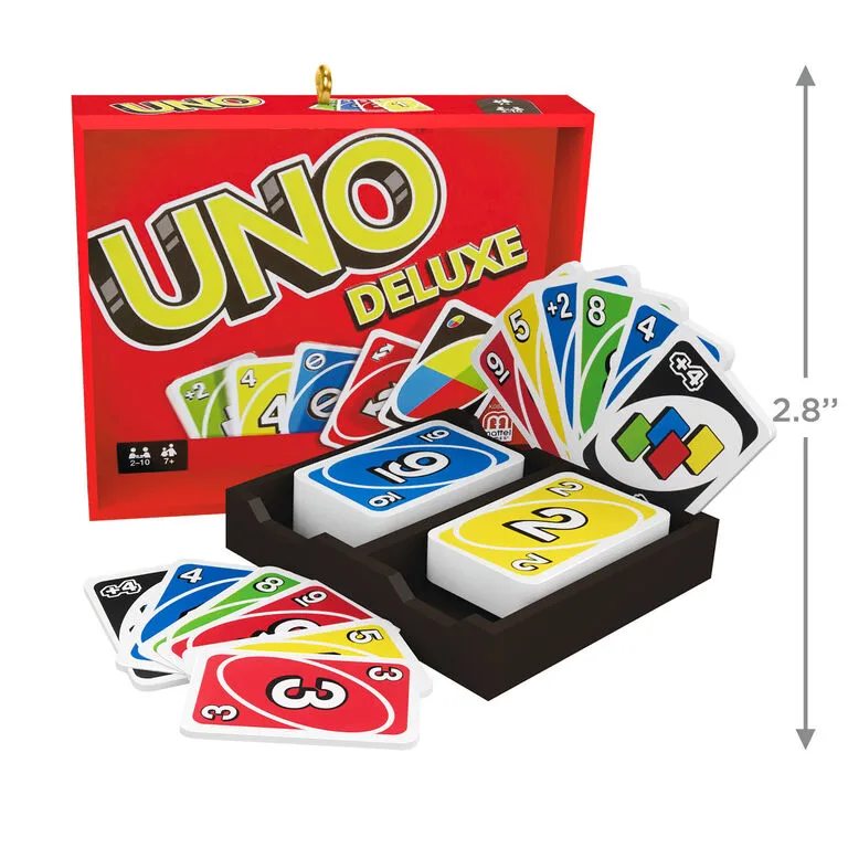 Hallmark Mattel UNO™ Family Game Night® Ornament 5 Hallmark Mattel UNO™ Family Game Night® Ornament - Image 3