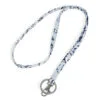 Vera Bradley Lanyard In Perennials Gray -Hallmark shop Vera Bradley GrayNavy Floral Print Lanyard 2814515290 01