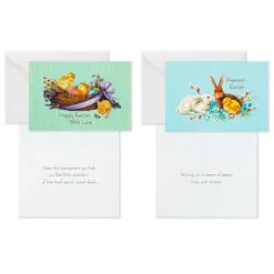 Hallmark Vintage Bunnies And Chicks Boxed Easter Cards, Pack Of 24 -Hallmark shop Vintage Easter Bunnies Chicks Boxed Easter Cards 5STZ1131 03