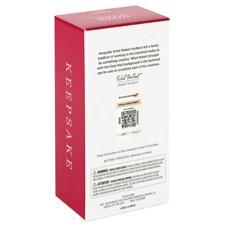 Hallmark Fire Brigade 1956 Dodge Fire Engine 2023 Ornament With Light 7 Hallmark Fire Brigade 1956 Dodge Fire Engine 2023 Ornament With Light - Image 5