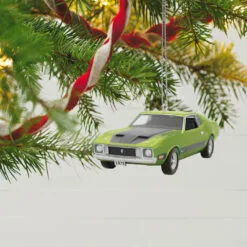 Hallmark Classic American Cars 1973 Ford Mustang Mach 1 2023 Metal Ornament 9 Hallmark Classic American Cars 1973 Ford Mustang Mach 1 2023 Metal Ornament -Hallmark shop Vintage Ford Mustang Car Keepsake Ornament 2199QXR8157 02