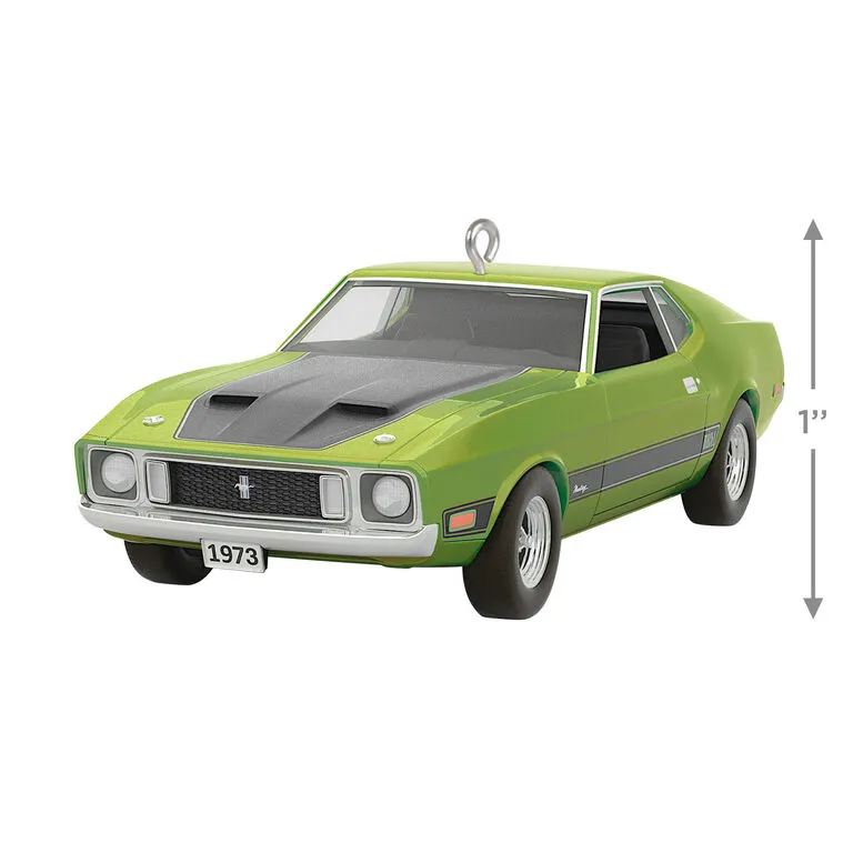 Hallmark Classic American Cars 1973 Ford Mustang Mach 1 2023 Metal Ornament 5 Hallmark Classic American Cars 1973 Ford Mustang Mach 1 2023 Metal Ornament - Image 3