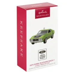 Hallmark Classic American Cars 1973 Ford Mustang Mach 1 2023 Metal Ornament 11 Hallmark Classic American Cars 1973 Ford Mustang Mach 1 2023 Metal Ornament -Hallmark shop Vintage Ford Mustang Car Keepsake Ornament 2199QXR8157 04