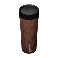 Corkcicle Walnut Wood Stainless Steel Commuter Cup, 17 Oz. 7 Corkcicle Walnut Wood Stainless Steel Commuter Cup, 17 Oz. -Hallmark shop Walnut Wood Insulated Commuter Cup With Lid 2817PWW 02