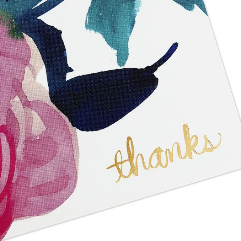 Hallmark Watercolor Flowers Assorted Blank Note Cards, Box Of 40 - Image 4