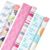 Hallmark Watercolor Tones 3-Pack Reversible Wrapping Paper, 75 Sq. Ft. Total -Hallmark shop Watercolor Tones 3Pack Reversible Wrapping Paper 5EWR6405 01