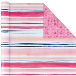 Hallmark Watercolor Tones 3-Pack Reversible Wrapping Paper, 75 Sq. Ft. Total -Hallmark shop Watercolor Tones 3Pack Reversible Wrapping Paper 5EWR6405 05