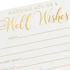 Hallmark Wedding Advice And Well Wishes Note Cards, Pack Of 24 -Hallmark shop Wedding Advice and Well Wishes Note Cards 1SOM3845 03