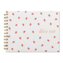 DesignWorks Ink Strawberries Meal Planner With Grocery Checklists