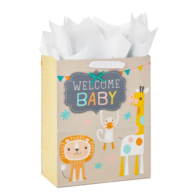 Hallmark 13" Welcome Baby 3-Pack Assorted Gift Bags With Tissue 9 Hallmark 13" Welcome Baby 3-Pack Assorted Gift Bags With Tissue - Image 7