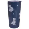 E&S Pets West Highland White Terrier Stainless Steel Tumbler, 20 Oz. 2 E&S Pets West Highland White Terrier Stainless Steel Tumbler, 20 Oz. -Hallmark shop Westies on Dark Blue Stainless Steel Tumbler 11545 01