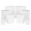 Hallmark White Assorted Sizes 8-Pack Gift Bags