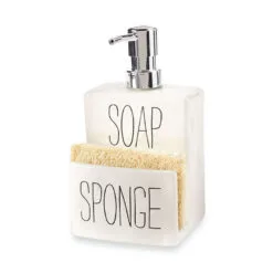 Mud Pie Soap Pump And Sponge Holder