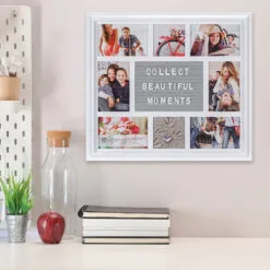 Malden Photo Collage Letterboard White Picture Frame, 18.5x16.5 7 Malden Photo Collage Letterboard White Picture Frame, 18.5x16.5 -Hallmark shop White Photo Collage Letterboard Picture Frame 918608 03