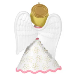 Hallmark Heirloom Angels Ornament -Hallmark shop White Pink Angel Keepsake Ornament 1699QXR8197 06