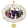 Hallmark A Beautiful Year 2023 Metal Photo Frame Ornament -Hallmark shop White Wreath Picture Frame Keepsake Ornament 1999QGO2617 01