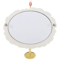 Hallmark A Beautiful Year 2023 Metal Photo Frame Ornament -Hallmark shop White Wreath Picture Frame Keepsake Ornament 1999QGO2617 06