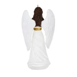Hallmark Angel Of Adoration Ornament -Hallmark shop White and Gold Angel Keepsake Ornament 1999QSM7857 06