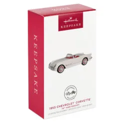 Hallmark 1953 Chevrolet® Corvette® 70th Anniversary 2023 Metal Ornament 11 Hallmark 1953 Chevrolet® Corvette® 70th Anniversary 2023 Metal Ornament -Hallmark shop White and Red Corvette Car Keepsake Ornament 2199QXE3247 04
