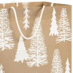 Hallmark Christmas Kraft 8-Pack Holiday Gift Bags, Assorted Sizes And Designs 11 Hallmark Christmas Kraft 8-Pack Holiday Gift Bags, Assorted Sizes And Designs -Hallmark shop White on Kraft Paper Assortment Christmas Gift Bags 5XGB1417 04