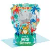 Hallmark Wild Animal Party Boxed Pop-Up Birthday Cards, Pack Of 8 -Hallmark shop Wild Animal Party PopUp Boxed Birthday Cards 5STZ1174 01