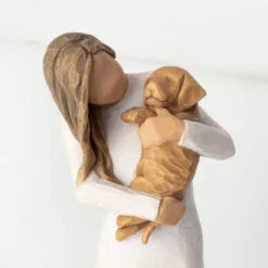 Willow Tree Adorable You Golden Dog Figurine, 7.5" -Hallmark shop Willow Tree Adorable You Golden Dog Figurine 28039 03
