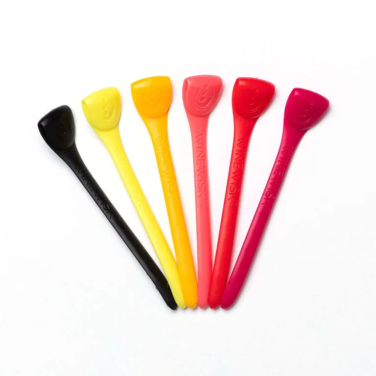 Winewisk Wine Aerator & Wine Glass Charms, Set Of 6 3 Winewisk Wine Aerator & Wine Glass Charms, Set Of 6