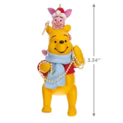 Hallmark Disney Winnie The Pooh Trimming The Tree Together Ornament -Hallmark shop Winnie the Pooh and Piglet Keepsake Ornament 1899QXD6549 03
